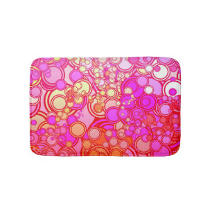 Retro Circles Bath Mat
