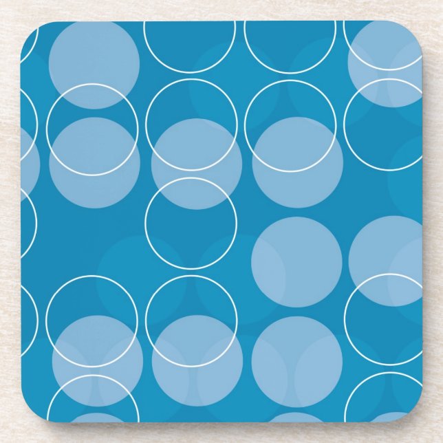 Retro circles coaster (Front)