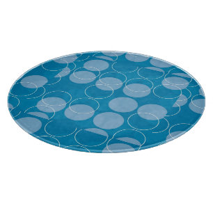 Retro circles cutting board