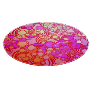 Retro Circles Cutting Board