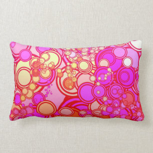 Retro Circles Lumbar Cushion