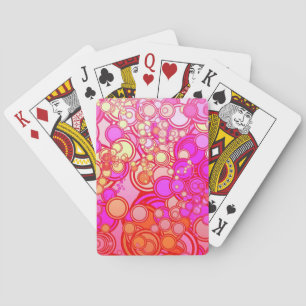 Retro Circles Playing Cards