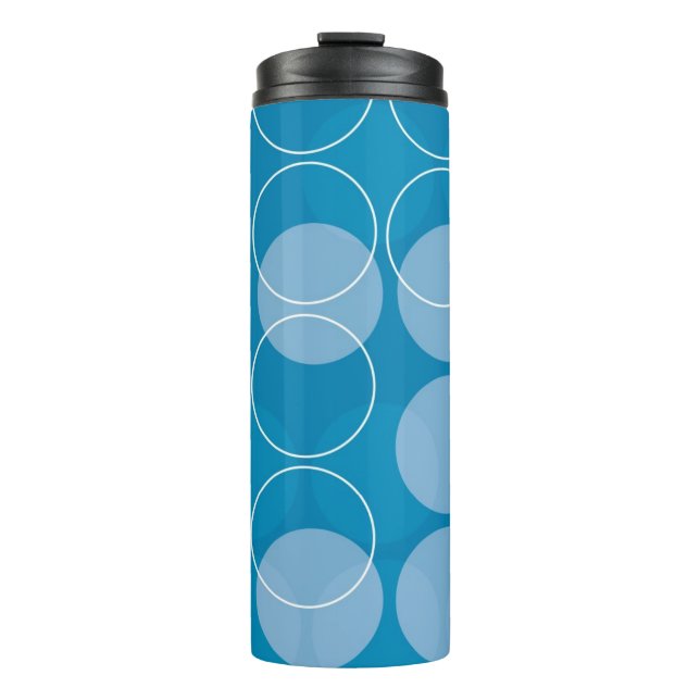 Retro circles thermal tumbler (Front)