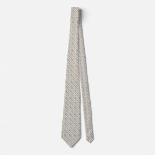 Retro circles  tie