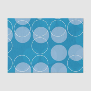 Retro circles tissue paper
