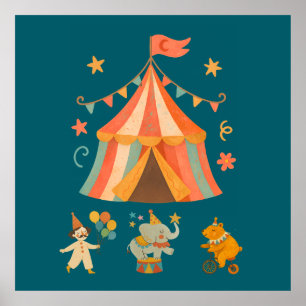 Retro Circus Poster
