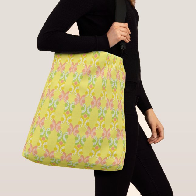 Retro Citrus Crossbody Bag (2 Sizes) (Close Up)