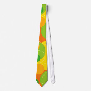 Retro Citrus Lemon Lime Tie