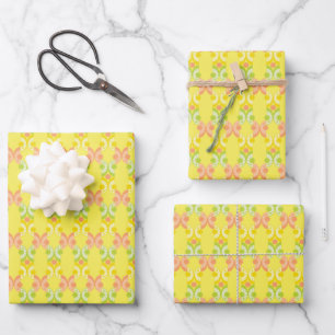 Retro Citrus Wrapping Paper