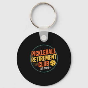 Retro Ckleball Retirement Club Apparel Retro Vinta Key Ring