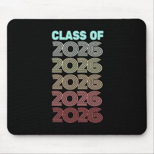 Retro Cl Of 2026 Future Graduation Hello Ninth Gra Mouse Pad