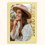 Retro Class Of 2026 Photo Minimalist Citrus Invitation<br><div class="desc">Announce your achievement with a Graduation Announcement designed to capture the pride and excitement of this once-in-a-lifetime moment. The front features the bold, celebratory heading Graduate in a striking modern font, setting the tone for a milestone worth remembering. Your favorite graduation photo takes center stage, beautifully showcased in a contemporary...</div>