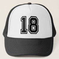 Retro Classic 18th Birthday Party Trucker Hat