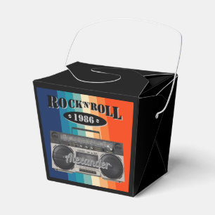 Retro classic boom box rock n roll music vintage