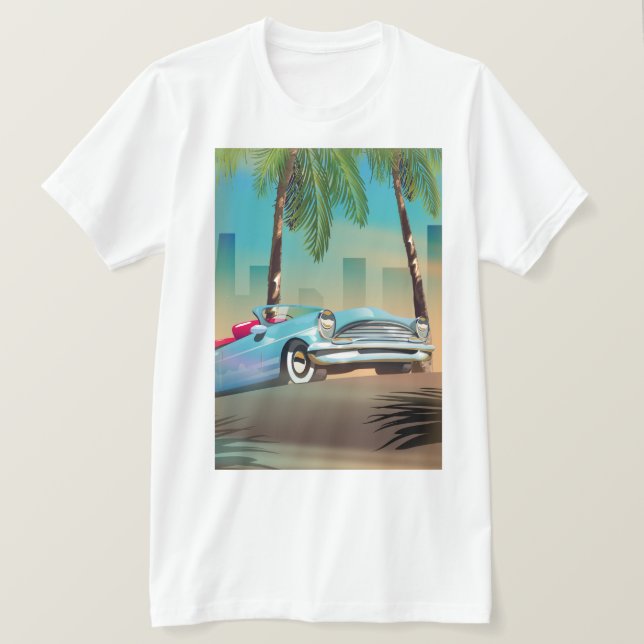 Retro Classic Car T-Shirt (Design Front)