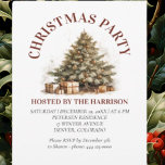 Retro Classic Cute Gold Christmas Tree  Invitation<br><div class="desc">Retro Classic Cute Watercolor Gold Christmas Tree Invitation Convenience is key during this busy season! Visit our Zazzle store to explore the complete Cute Watercolor Christmas Wishes collection. With just a few clicks, you can have these delightful designs delivered right to your doorstep. If you need any further customisation please...</div>
