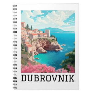 Retro Classic Dubrovnik Croatia  Notebook