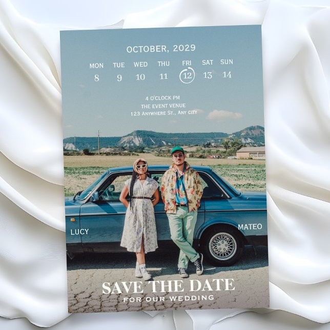 Retro classic photo  save the date (Creator Uploaded)