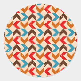 Retro Classic Round Sticker