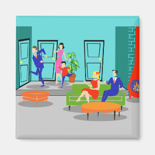 Retro Classic Television Magnet