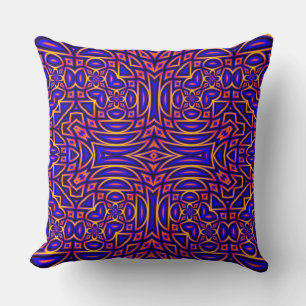 Retro Classy Kaleidoscope Pattern Cushion