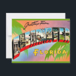 Retro Clearwater Florida Postcard<br><div class="desc">A retro postcard for Clearwater,  Florida repurposed!</div>