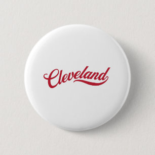 Retro Cleveland 6 Cm Round Badge