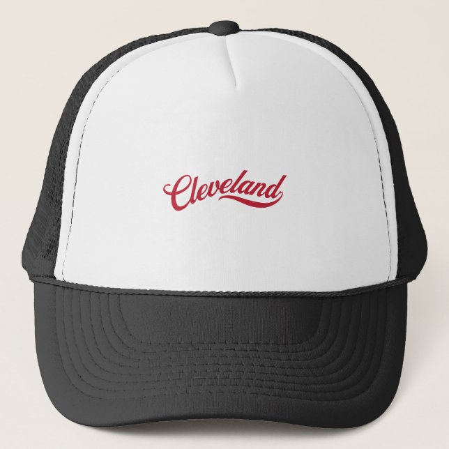 Retro Cleveland Trucker Hat (Front)