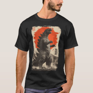 Retro Clic Rare Japanese Art Giant Kaiju T-Shirt