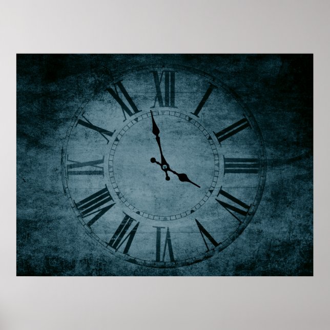 Retro clock poster (Front)