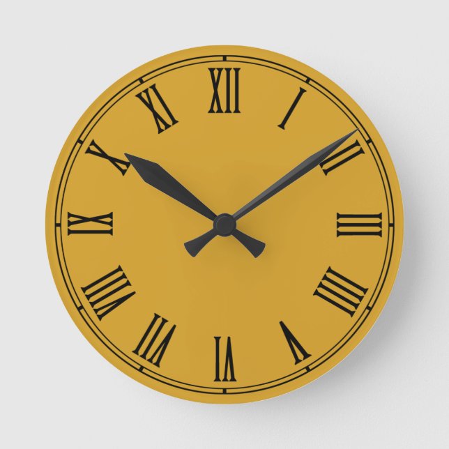 Retro Clock Template, Custom - Create Your Own (Front)