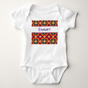 Retro Clovers  Baby Bodysuit