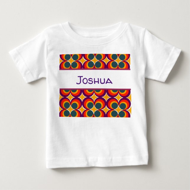 Retro Clovers  Baby T-Shirt (Front)