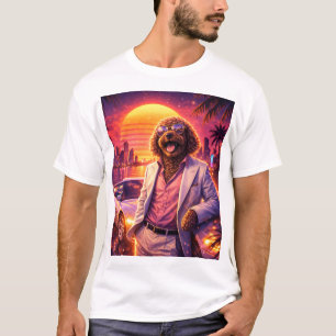 Retro Cockapoo T Shirt 80s Style