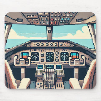 Retro Cockpit Mousepad (Light)