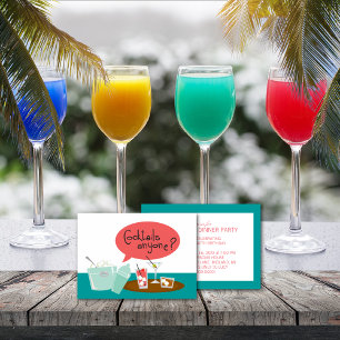 Retro Cocktail Party Invitations