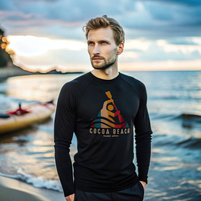Retro Cocoa Beach Kayaking T-Shirt (Creator Uploaded)
