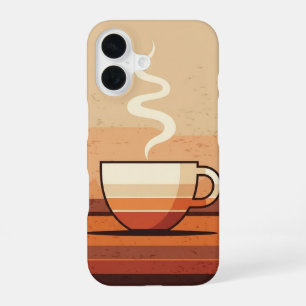 Retro Coffee Cup iPhone 16 Case