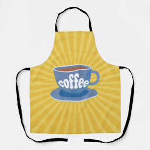 Retro Coffee Design Apron