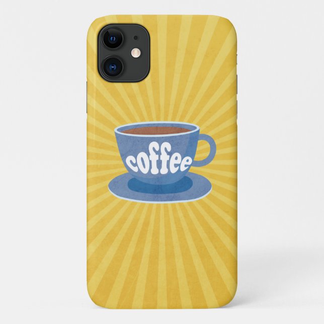 Retro Coffee Design Case-Mate iPhone Case (Back)