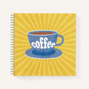 Retro Coffee Design Notebook
