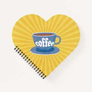 Retro Coffee Design Notebook