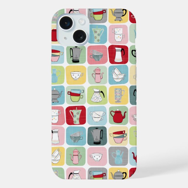 Retro Coffee iPhone Case (Back)