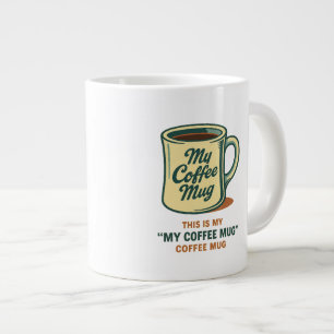 Retro Coffee Mug Humour Design