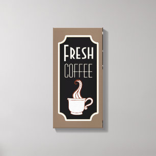 Retro Coffee Shop Art Sign