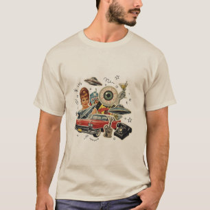 Retro Collage Aesthetic Vintage Graphic T-Shirt
