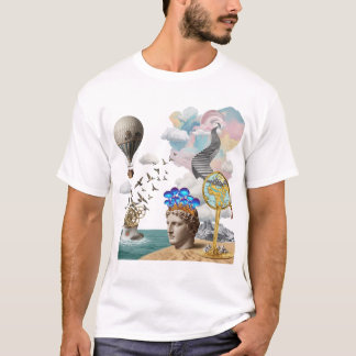 Retro Collage Surreal Aesthetic Graphic Art T-Shir T-Shirt