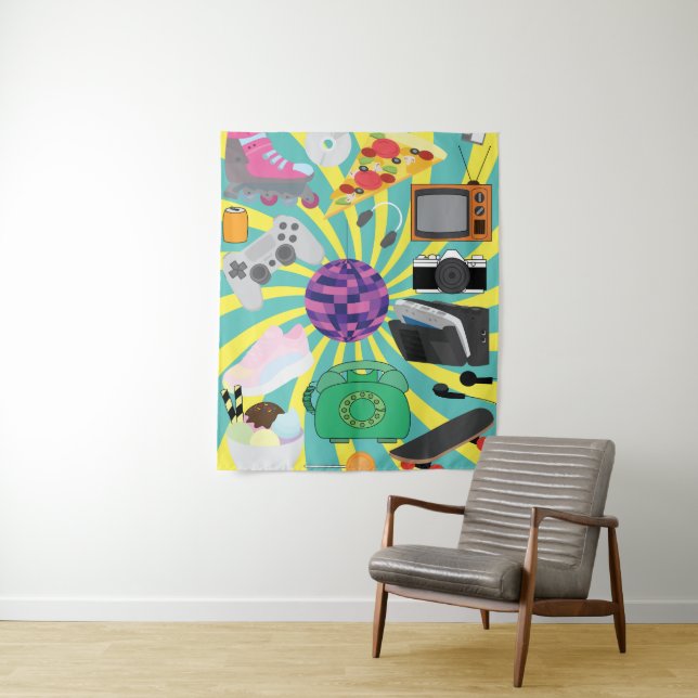 Retro Collection Tapestry (In Situ)
