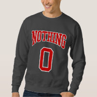 Retro College Red White Black Nothing Zero Sport