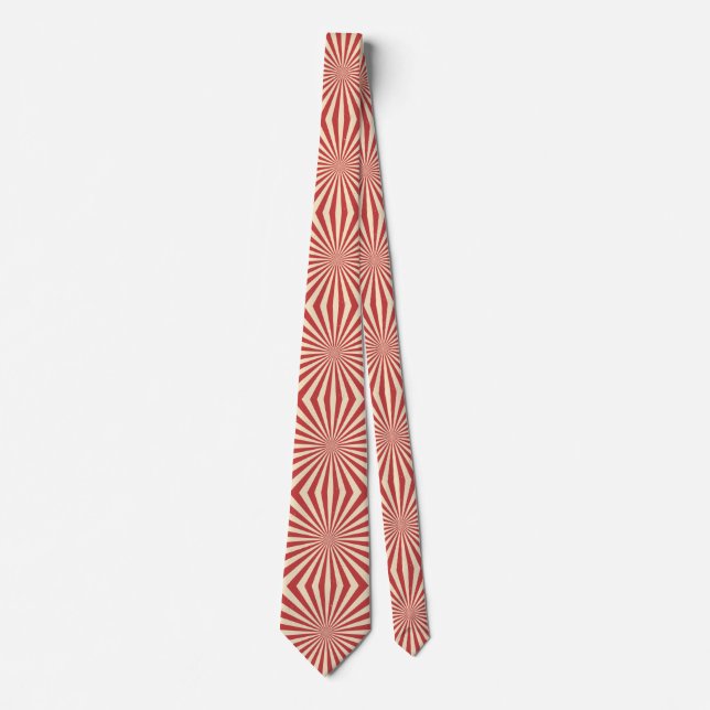 Retro Colors Pattern Tie (Front)